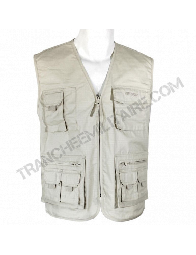gilet multipoches reporter