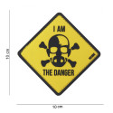 Patch 3D PVC " I am the danger " jaune