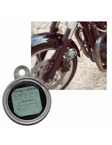 Porte Vignette Assurance Moto – Accessoire Moto - Équipement moto