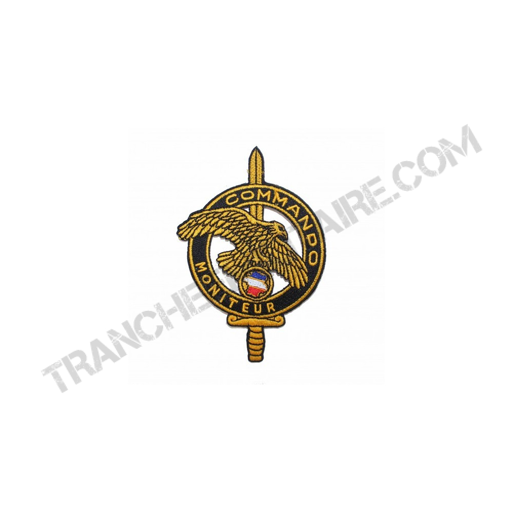 Badge de bras Moniteur Commando - La Tranchée Militaire
