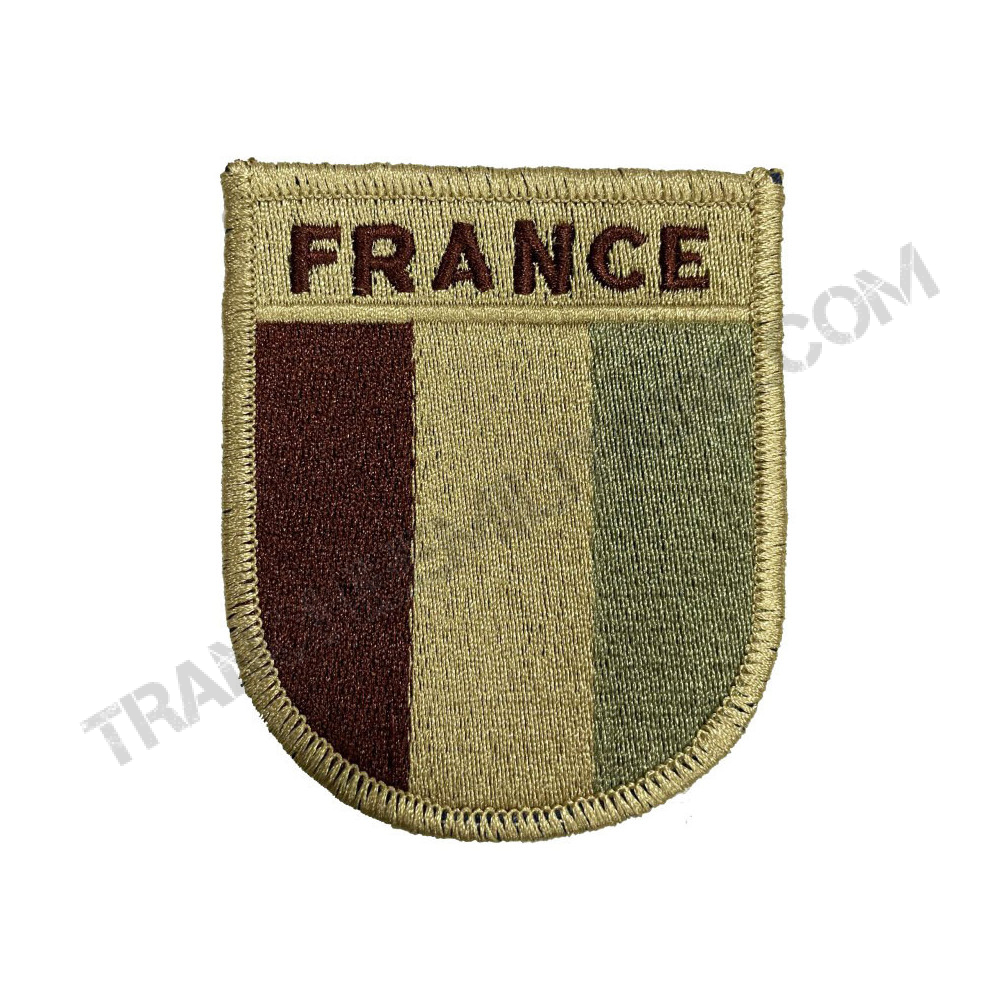 Ecusson France (désert) - La Tranchée Militaire