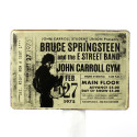 Plaque Springsteen ticket concert