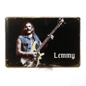 Plaque Lemmy portrait