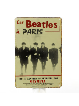 Plaque Beatles à Paris