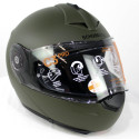 Casque moto Vert OTAN