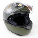 Casque moto Vert OTAN