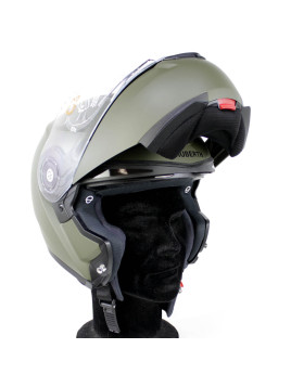 Casque moto Vert OTAN