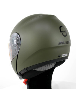 Casque moto Vert OTAN