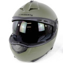 Casque moto Vert OTAN