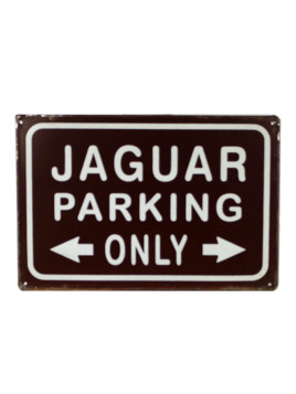 Plaque Parking Jaguar