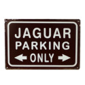 Plaque Parking Jaguar