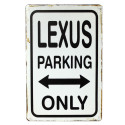 Plaque Parking Lexus