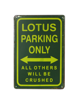 Plaque Parking Lotus