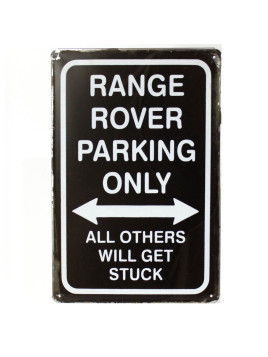 Plaque Parking Range Rover