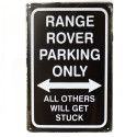 Plaque Parking Range Rover