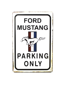 Plaque Parking Ford Mustang