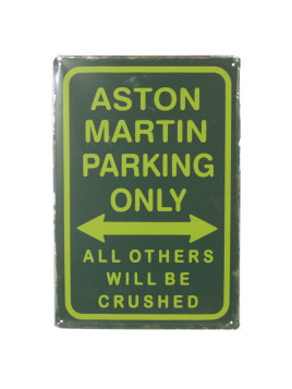 Plaque Parking Aston Martin