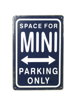 Plaque Parking Mini (bleue)