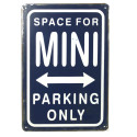 Plaque Parking Mini (bleue)