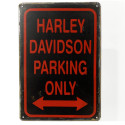 Plaque Parking Harley Davidson