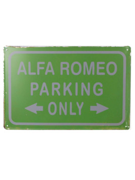 Plaque Parking Alfa Roméo