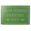 Plaque Parking Alfa Roméo