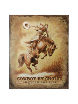 Plaque "Cowboy"