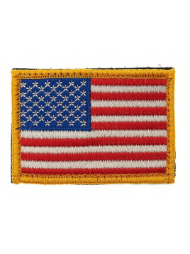 Badge tissu sur Velcro drapeau USA